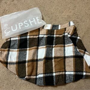 Chic Black and Gray Skirt